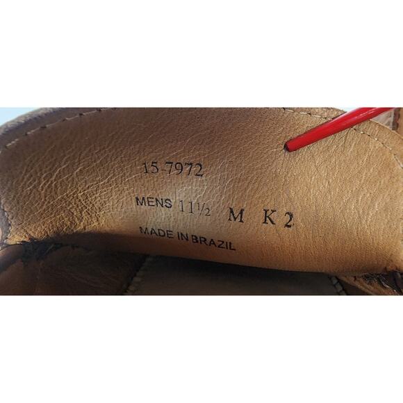 Johnston & Murphy Brown Nichols Memory Foam Leather Loafer Shoes 11.5M - Picture 12 of 12